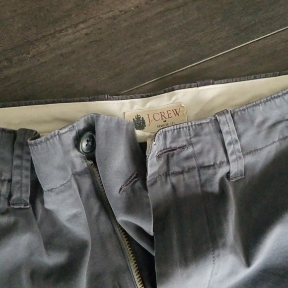 Navy relaxed j crew kahki pant - Picture 2 of 3